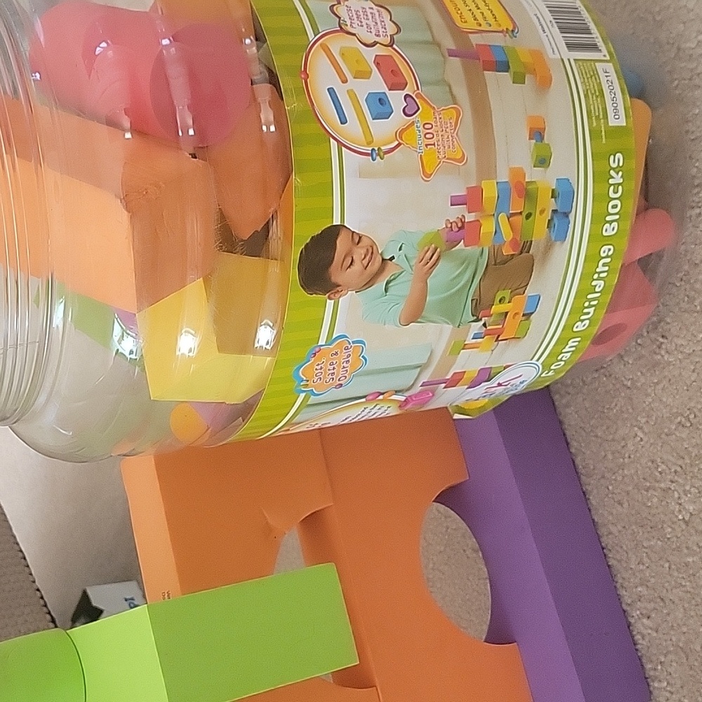 Foam Building Blocks Set - Multicolor